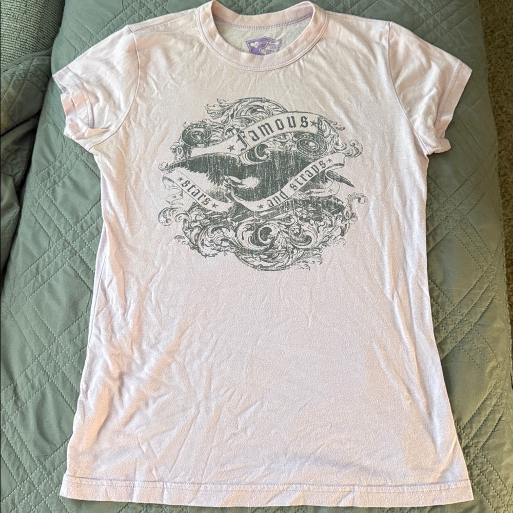 Famous Graphic Tee with Artistic Design